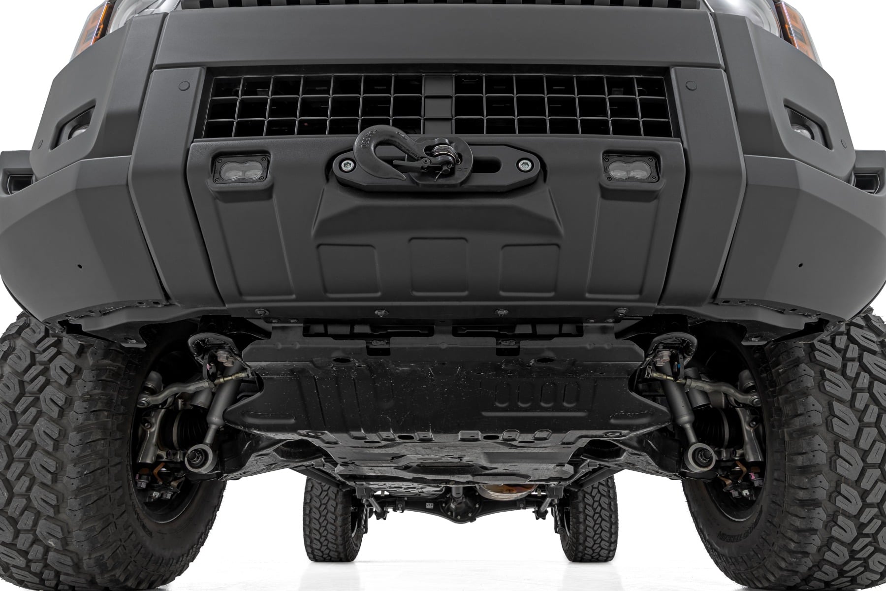 FXS Hidden Winch Mount | White SAE | PRO9500S | Toyota Land Cruiser (24-26)