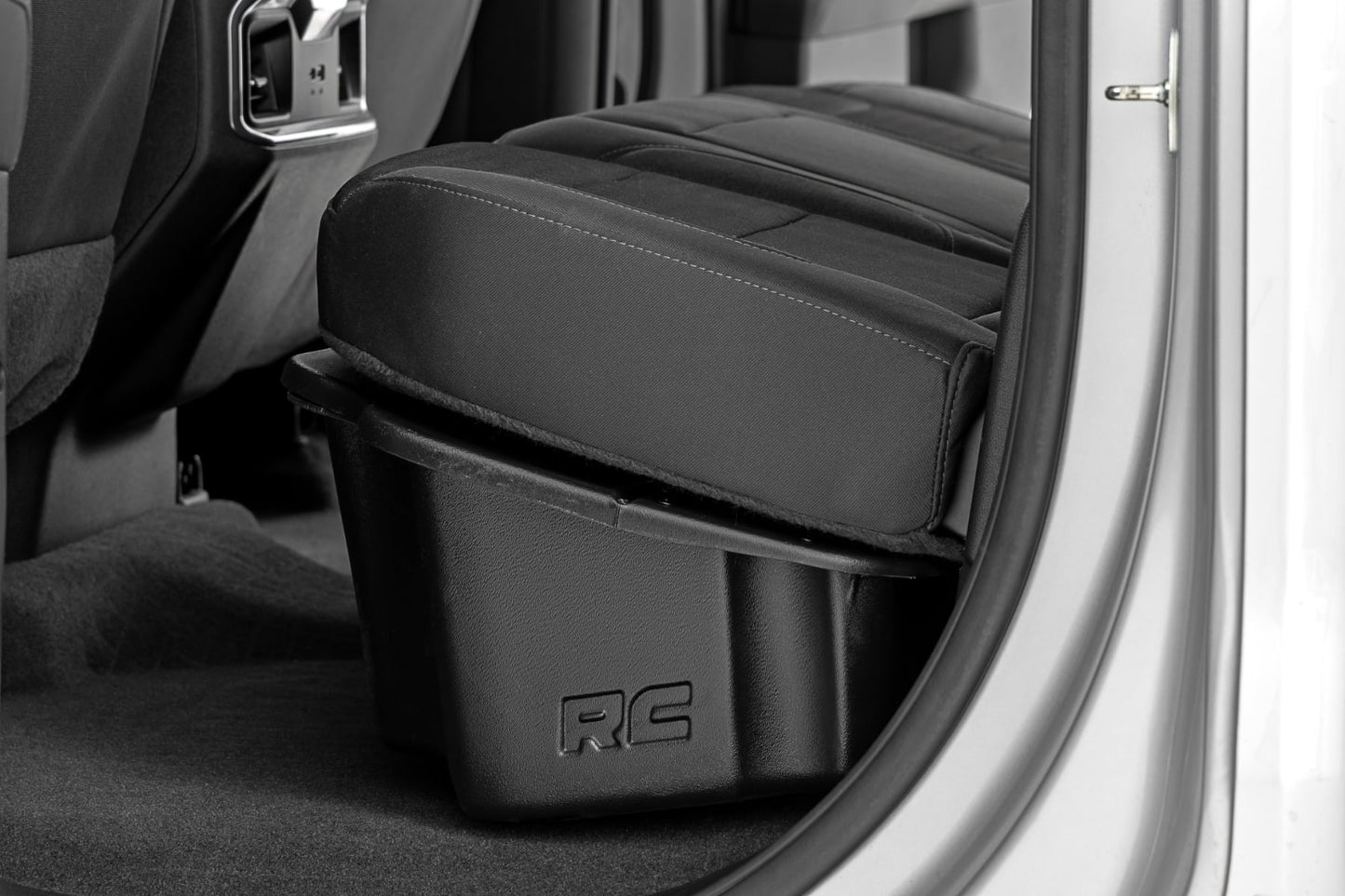 Under Seat Storage with Locking Lid | Double Cab | Chevy/GMC 1500/2500HD/3500HD (19-26)