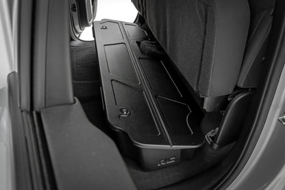Under Seat Storage with Locking Lid | Double Cab | Chevy/GMC 1500/2500HD/3500HD (19-26)