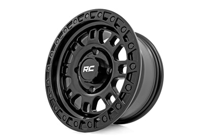 Rough Country 82 Series Wheel | UTV | Semi Gloss Black | 15x7 | 4x137 | +10mm