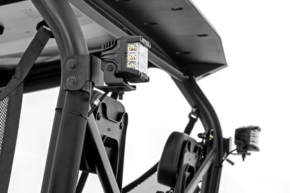 LED Light Kit | Rear Mount | 2" Black Pair | White DRL | Segway 570 F