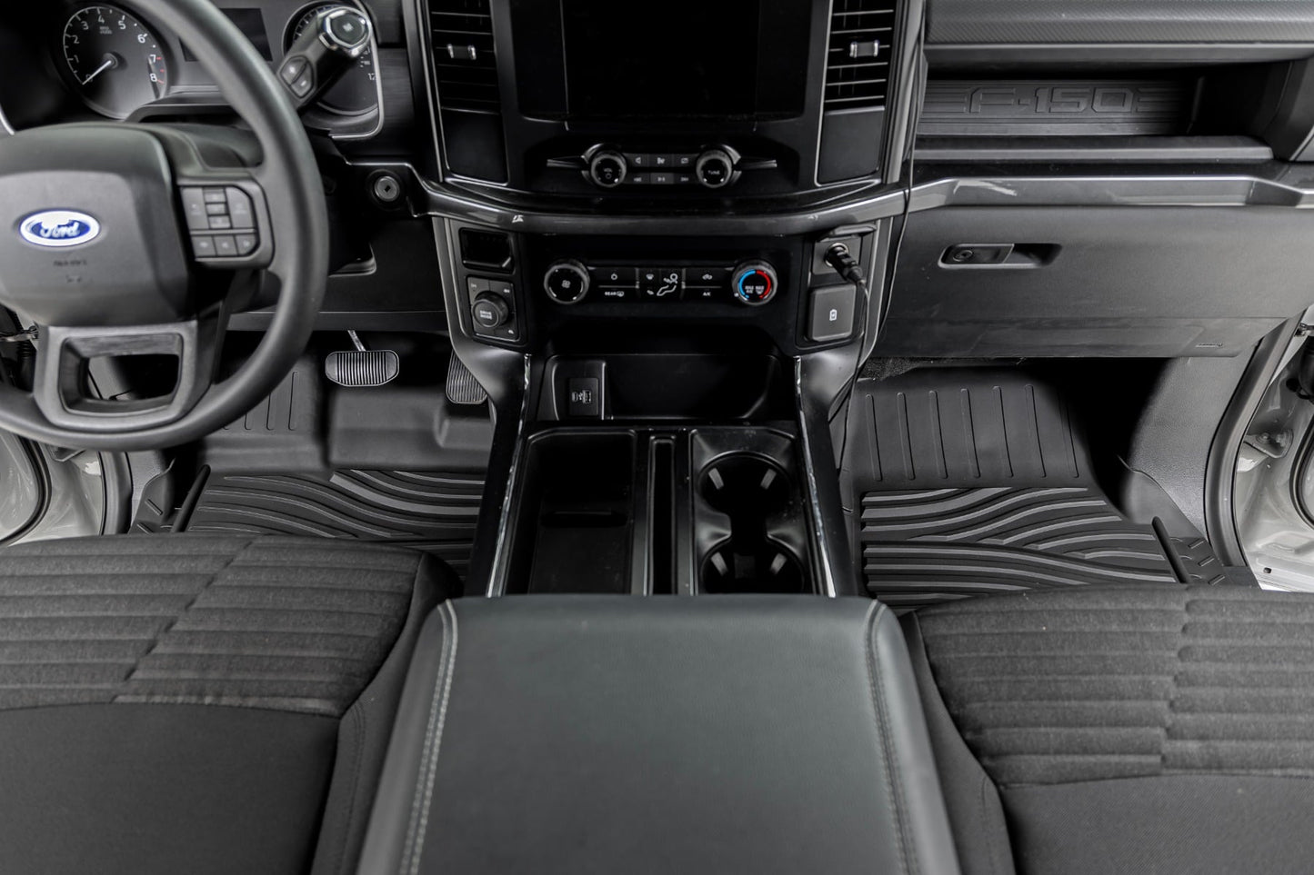Flex-Fit Floor Mats | Front | Ford F-150 (15-26)/F-150 Lightning (22-26)/Raptor (17-26) 