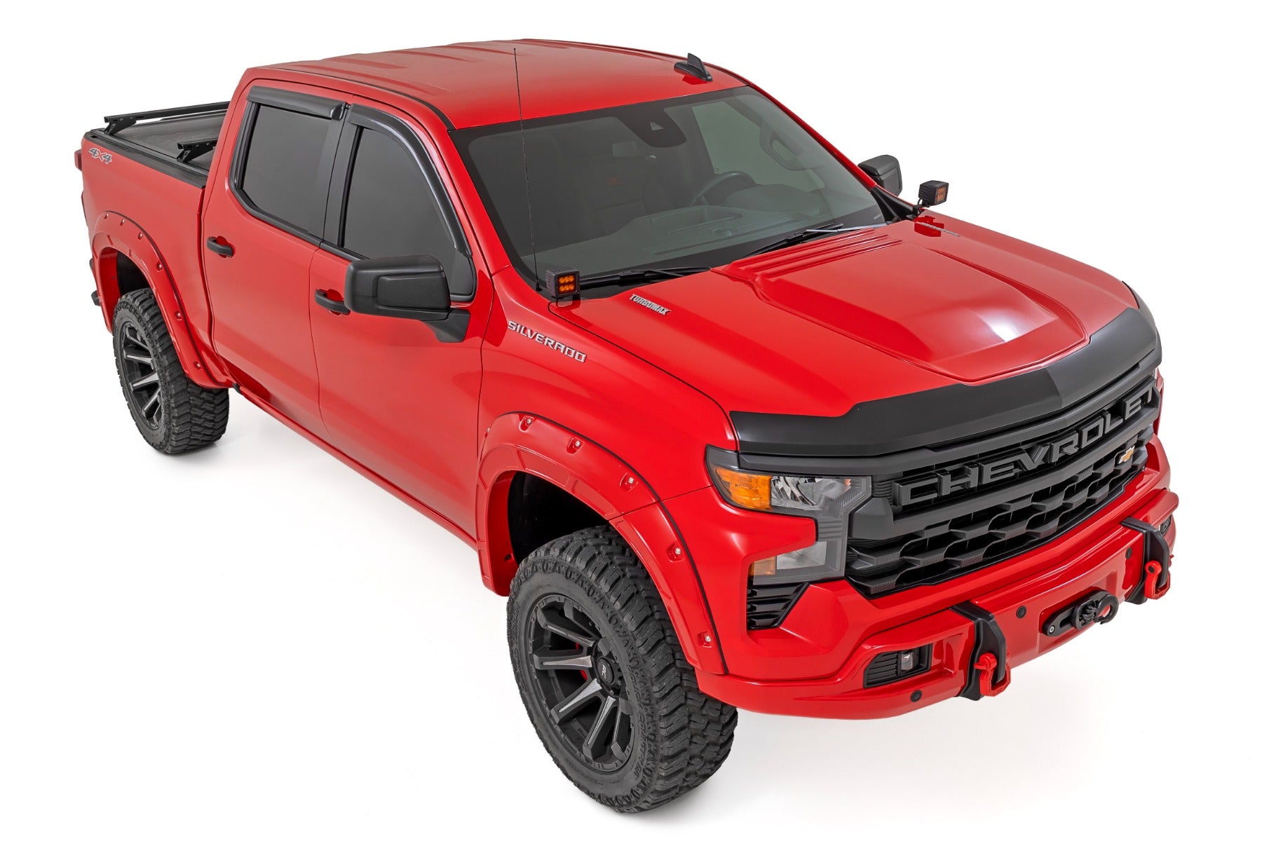 Hood Protector | Gloss Black | Chevy Silverado 1500 2WD/4WD (2019-2026)