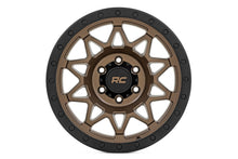 Rough Country 78 Series Wheel | Simulated Beadlock | Bronze/Black | 18x9 | 5x5 | -12mm