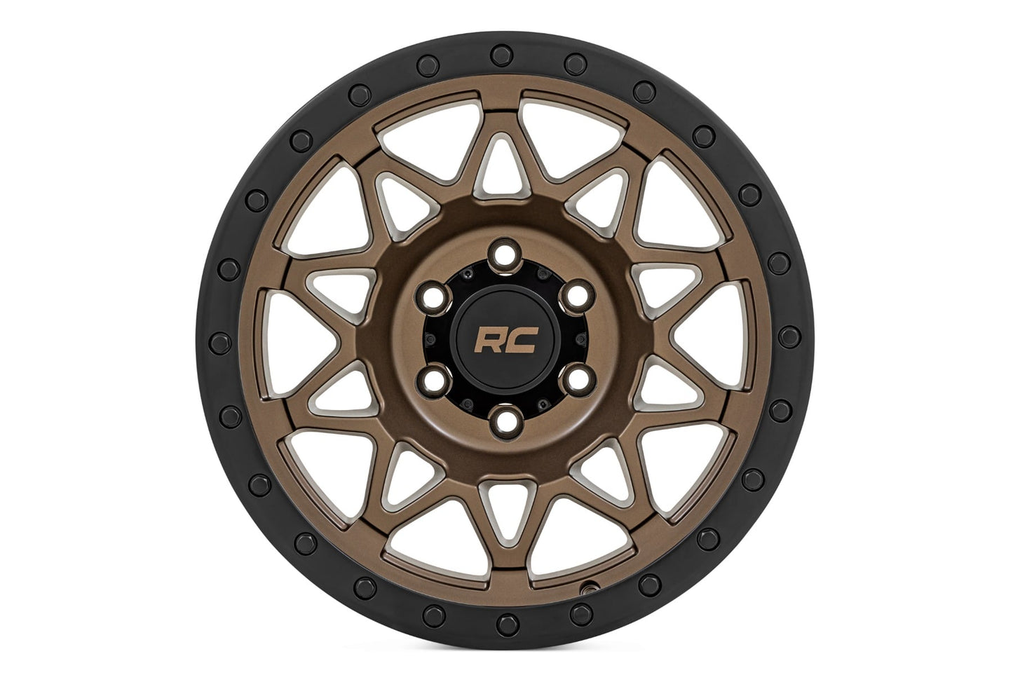 Rough Country 78 Series Wheel | Simulated Beadlock | Bronze/Black | 18x9 | 6x5.5 | +0mm