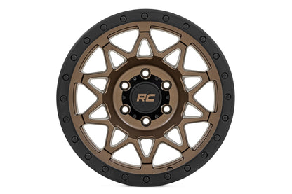 Rough Country 78 Series Wheel | Simulated Beadlock | Bronze/Black | 18x9 | 6x5.5 | +0mm