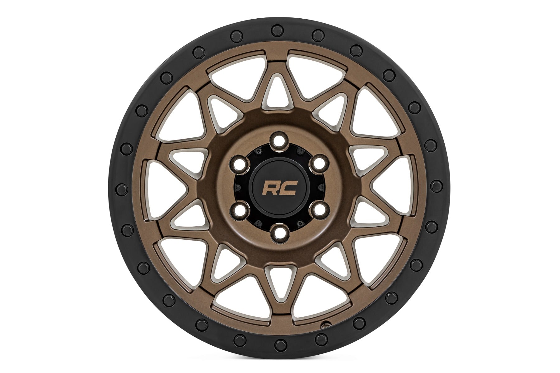 Rough Country 78 Series Wheel | Simulated Beadlock | Bronze/Black | 17x8.5 | 6x5.5 | +0mm