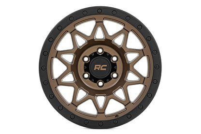 Rough Country 78 Series Wheel | Simulated Beadlock | Bronze/Black | 17x8.5 | 6x5.5 | +0mm