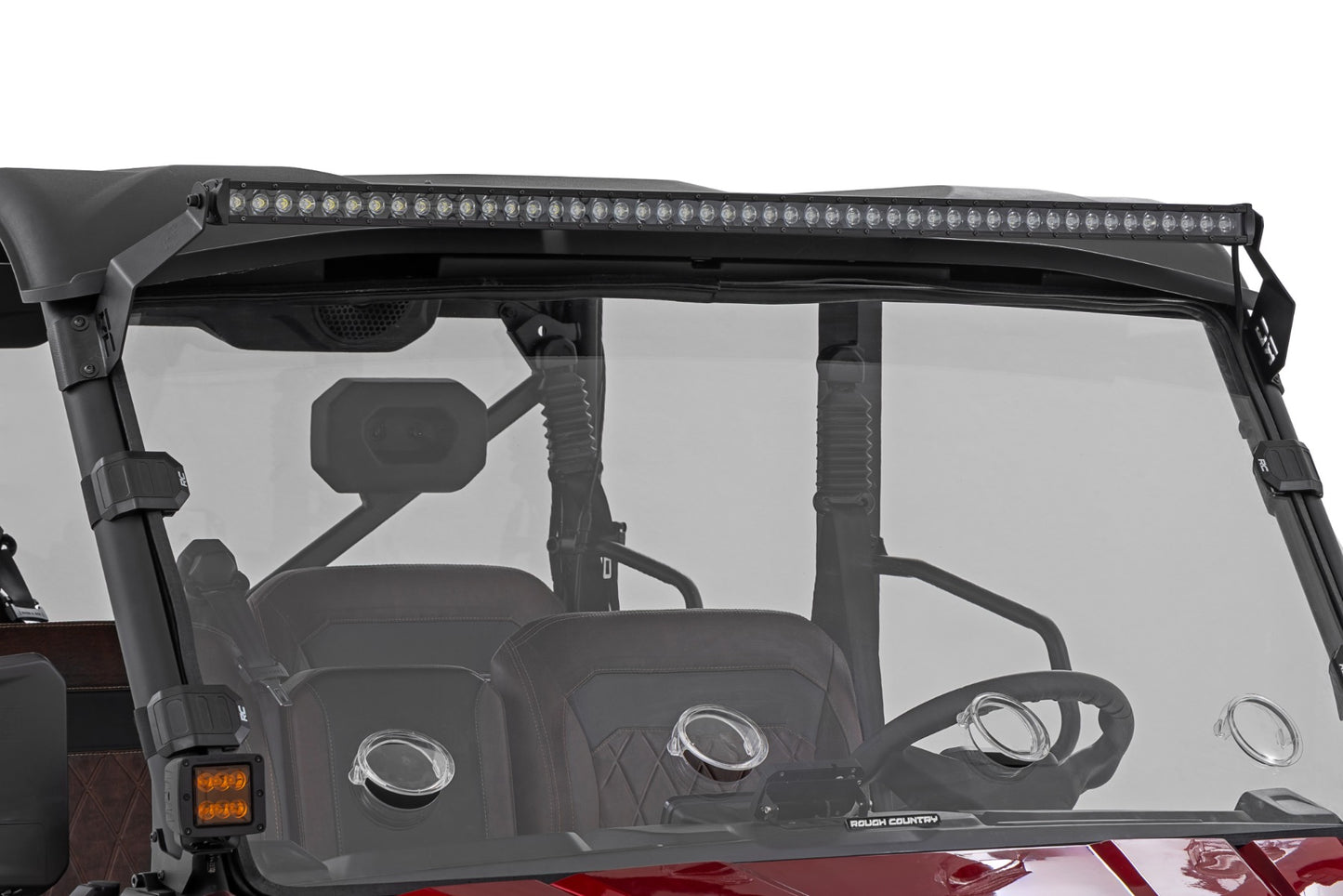 LED Light Mount | 50" Black Single Row | CFMOTO UFORCE U10 Pro