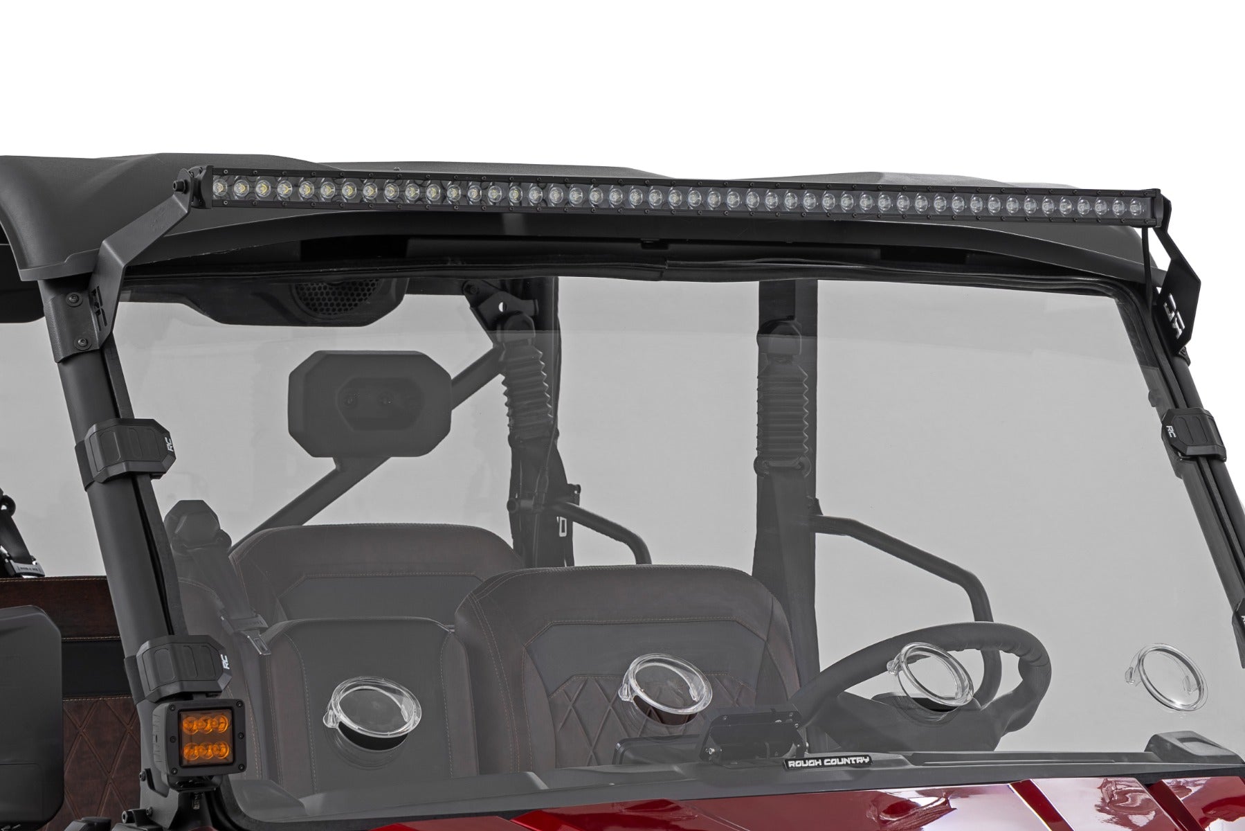 LED Light Mount | 50" Black Single Row | CFMOTO UFORCE U10 Pro