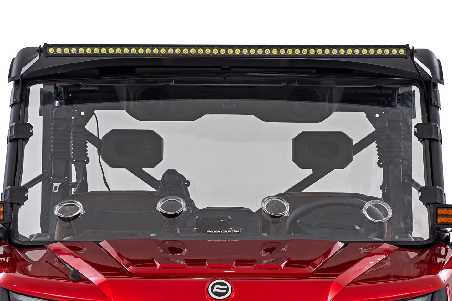 LED Light Mount | 50" Black Single Row | CFMOTO UFORCE U10 Pro