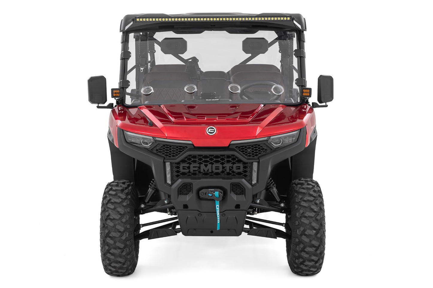 LED Light Mount | 50" Black Single Row | CFMOTO UFORCE U10 Pro