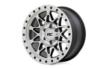 Rough Country 78 Series Wheel | Simulated Beadlock | Full Machine | 17x8.5 | 6x5.5 | +0mm
