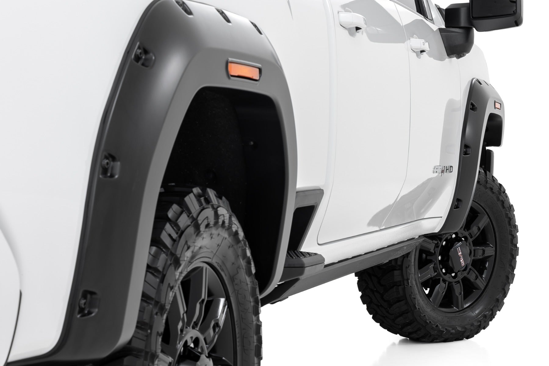 Pocket Fender Flares | GBA Black | GMC Sierra 2500 HD/Sierra 3500 HD (20-26)