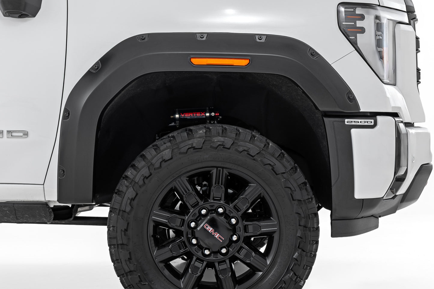 Pocket Fender Flares | GBA Black | GMC Sierra 2500 HD/Sierra 3500 HD (20-26)