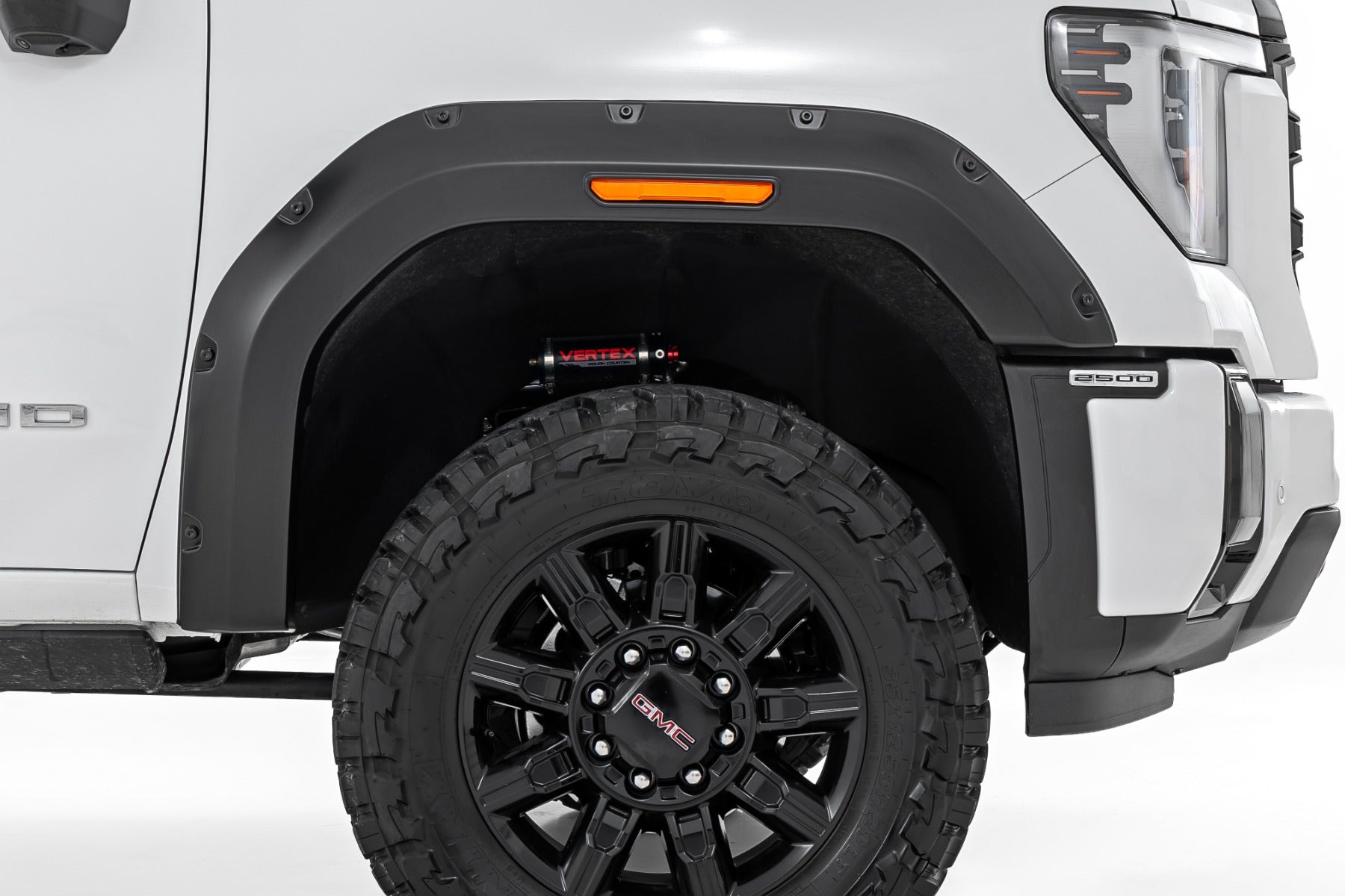 Pocket Fender Flares | GBA Black | GMC Sierra 2500 HD/Sierra 3500 HD (20-26)