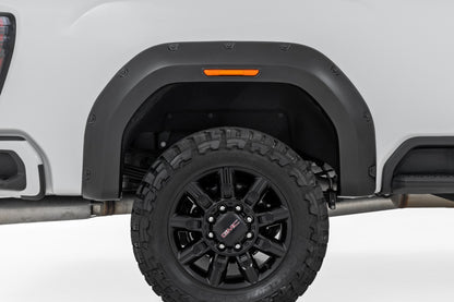 Pocket Fender Flares | GBA Black | GMC Sierra 2500 HD/Sierra 3500 HD (20-26)