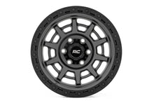 Rough Country 85 Series Wheel | Simulated Beadlock | Gunmetal Gray/Black | 17x9 | 6x5.5 | -18mm