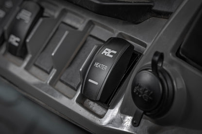 Rocker Switch | Cab Heater | 2x1 with Logo | Blue Back Light | Polaris General XP 4 1000 