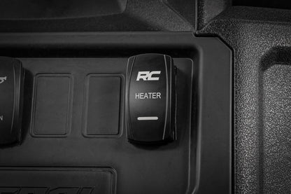 Rocker Switch | Cab Heater | 2x1 with Logo | Blue Back Light | Polaris General XP 4 1000 