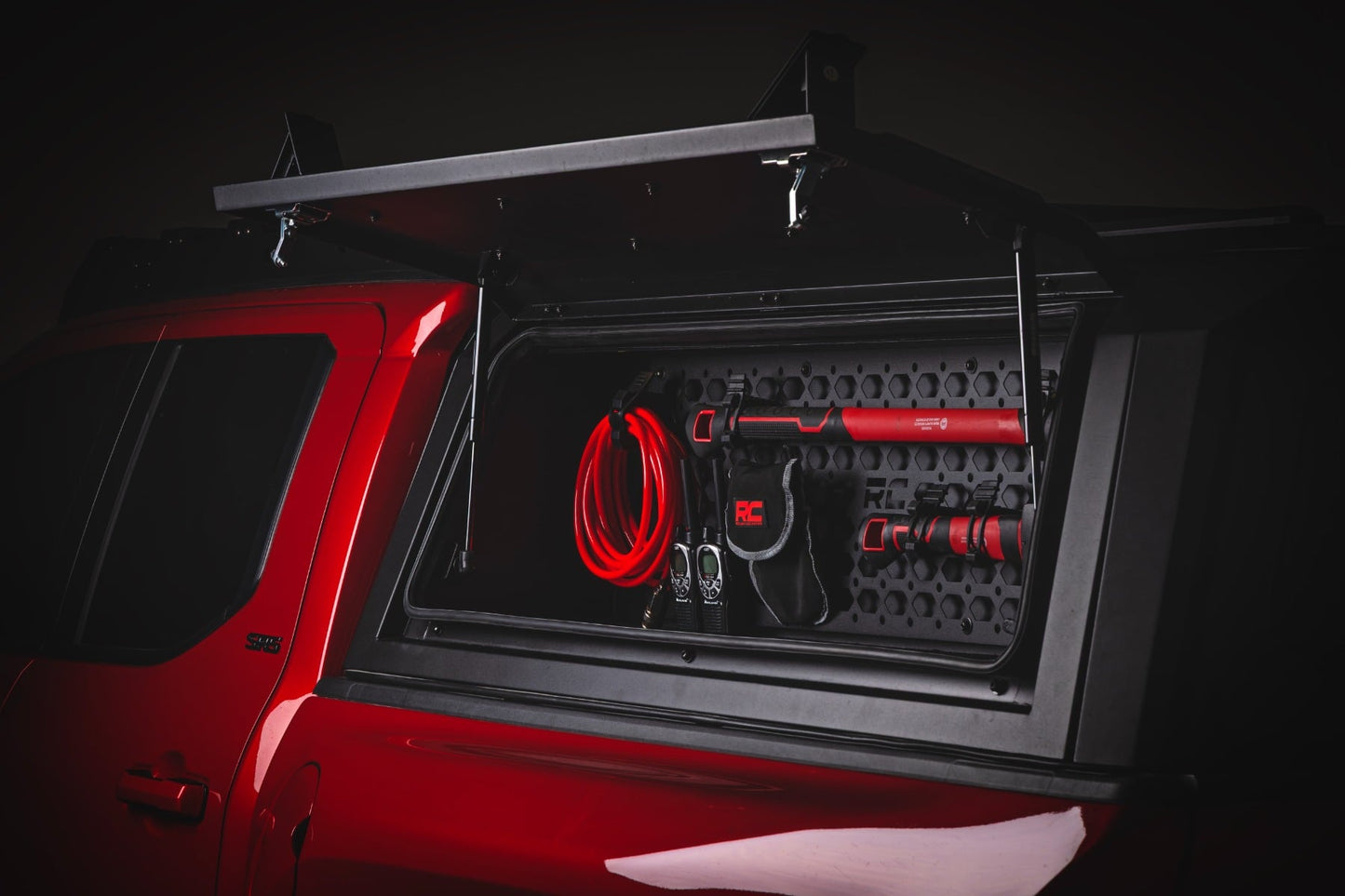 Bed Cap Molle Panel Side Storage Bin | Drivers Side | Toyota Tacoma (24-26)