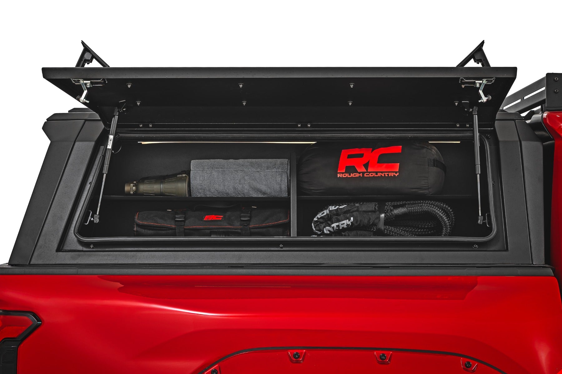 Bed Cap Side Shelf Storage Bin | Passengers Side | Toyota Tacoma (24-26)