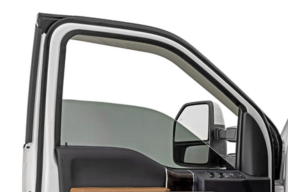 Side Window Deflectors | Tape On Rain Guard | Ford F-150/Lightning/F-250/F-350/Raptor (15-26)