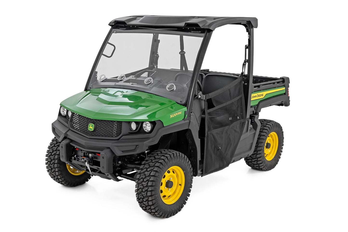 Vented Full Windshield | Scratch Resistant | John Deere Gator XUV 835 