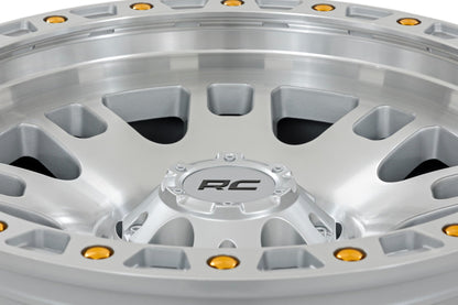 Rough Country 82 Series Wheel | One-Piece | Full Machined | 17x9 | 5x5 | -12mm