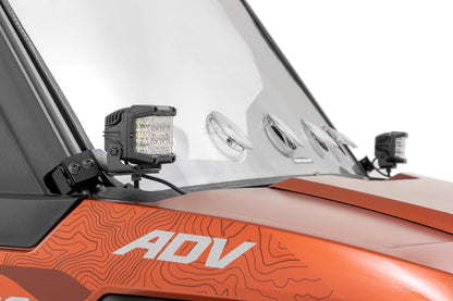 LED Light Kit | Front Mount | 2" Black Pair | Amber DRL | Polaris XPEDITION XP 5 