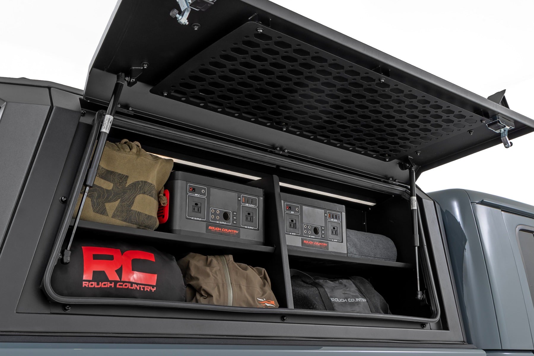 Bed Cap Side Shelf Storage Bin | Passengers Side | Jeep Gladiator JT (20-26)