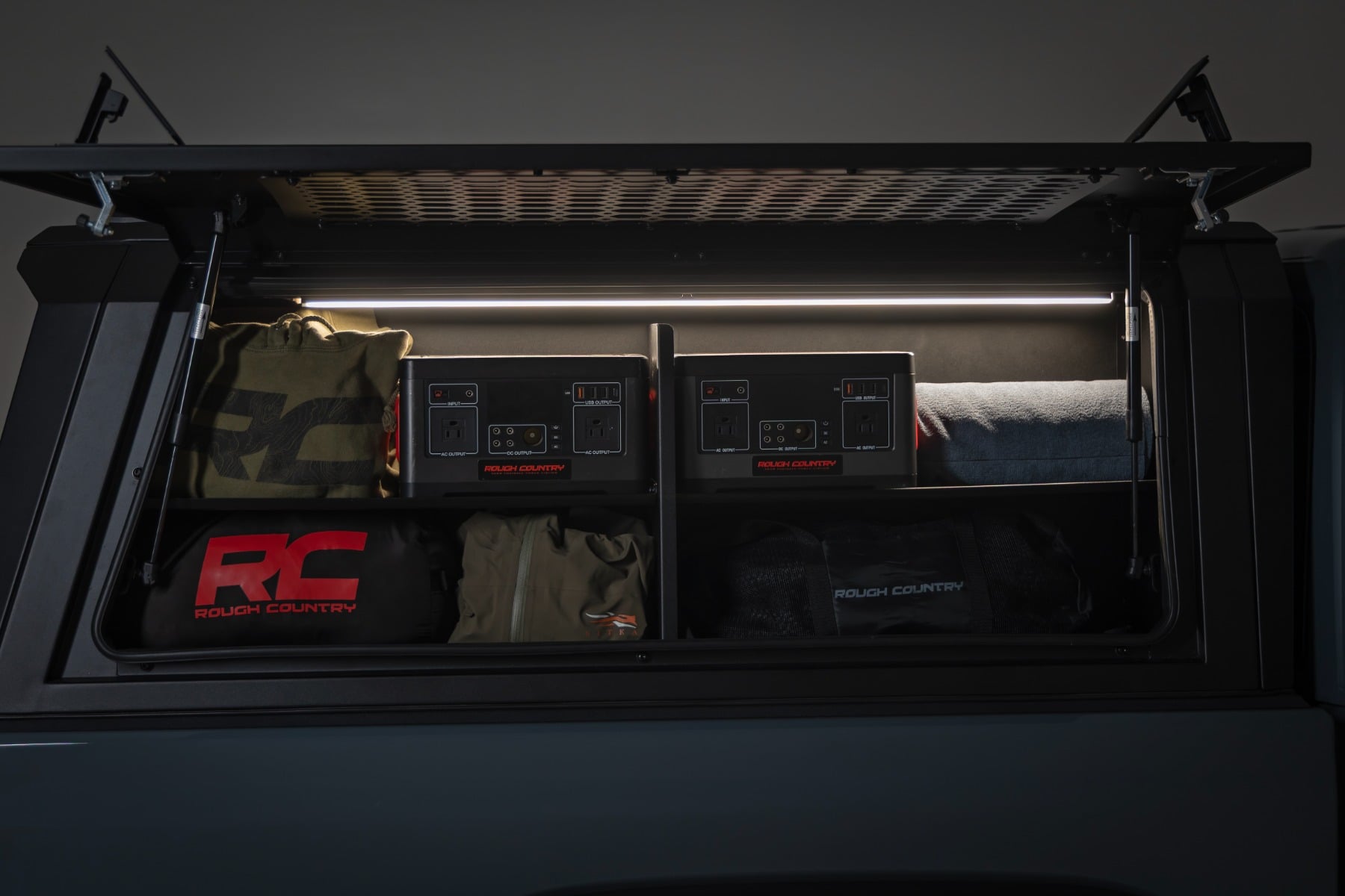 Bed Cap Side Shelf Storage Bin | Passengers Side | Jeep Gladiator JT (20-26)