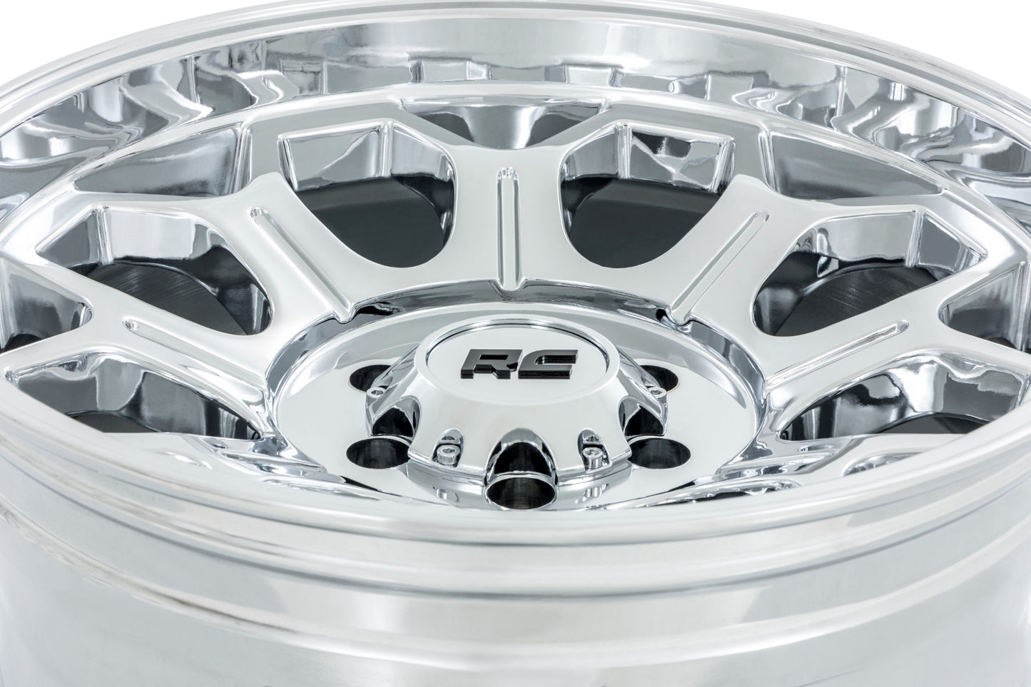 Rough Country 77 Series Wheel | One-Piece |Chrome | 22x12 | 6x135 | -44mm