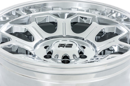 Rough Country 77 Series Wheel | One-Piece |Chrome | 22x12 | 6x135 | -44mm