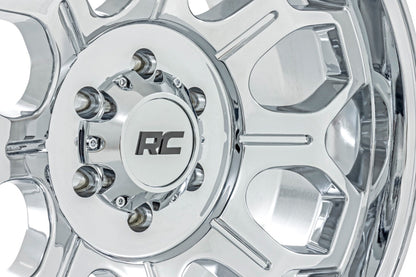 Rough Country 77 Series Wheel | One-Piece | Chrome | 20x10 | 6x135 | -25mm