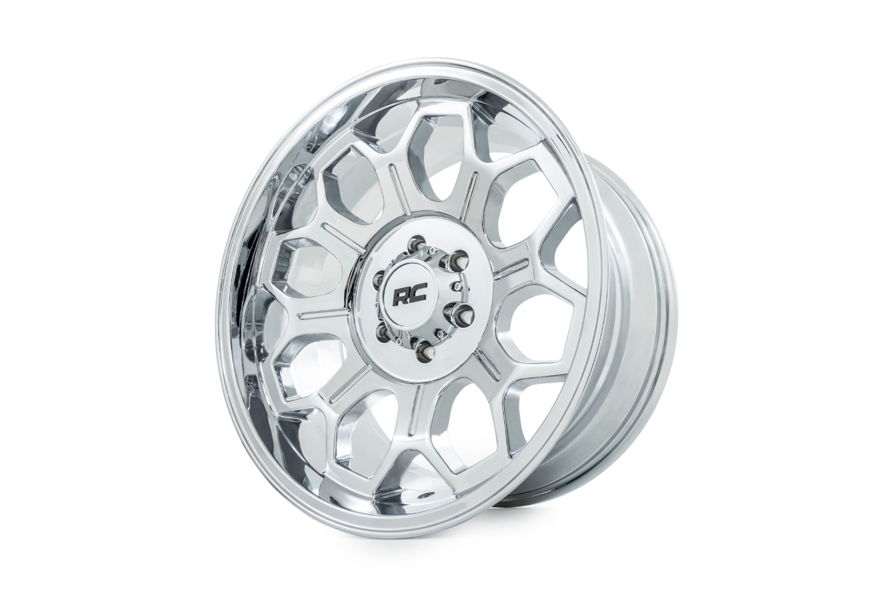 Rough Country 77 Series Wheel | One-Piece |Chrome | 22x12 | 8x180 | -44mm