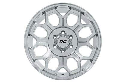 Rough Country 77 Series Wheel | One-Piece |Chrome | 22x12 | 6x5.5 | -44mm