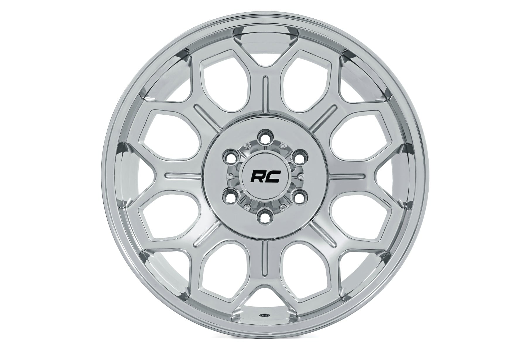 Rough Country 77 Series Wheel | One-Piece |Chrome | 22x12 | 8x180 | -44mm