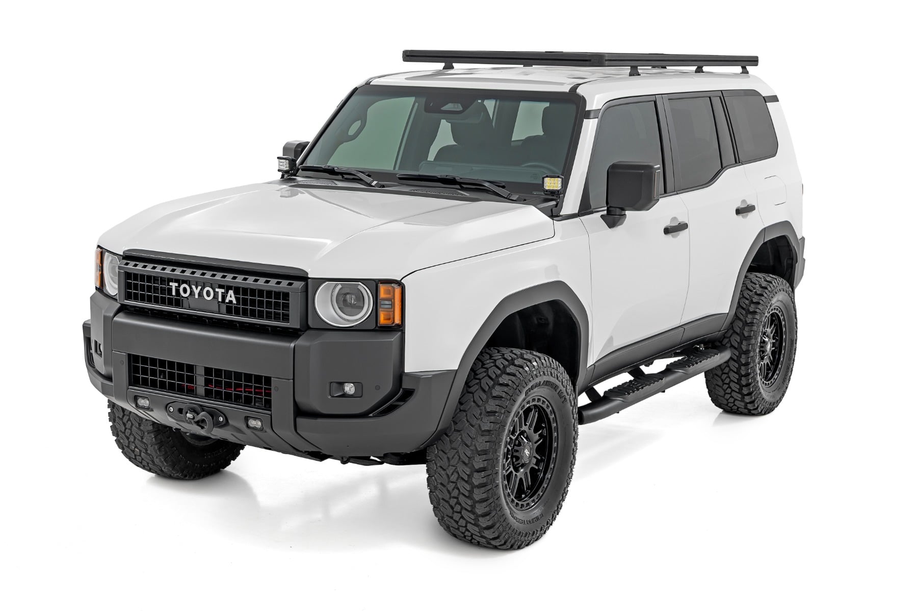 Oval Nerf Steps | Black | Toyota Land Cruiser 4WD (2024-2026)