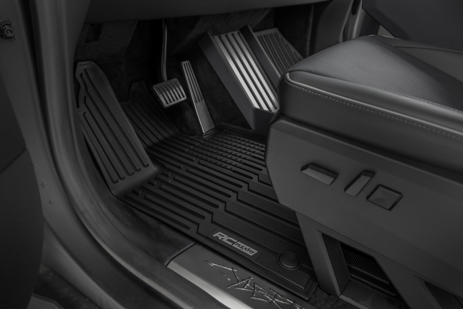 Flex-Fit Floor Mats | FR & RR | Tesla Cybertruck 4WD (2024-2026)