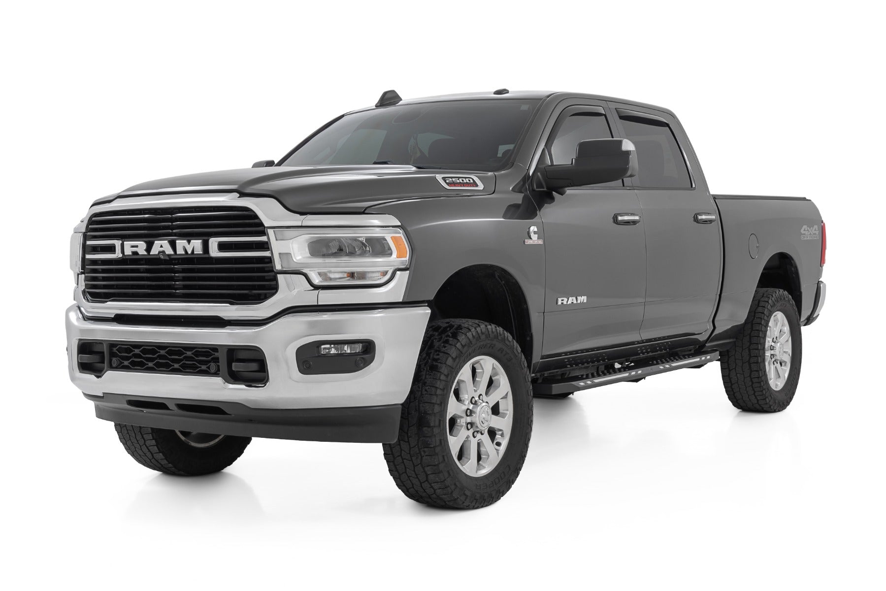 AC2 Running Boards | Amber/White | Crew Cab | Ram 1500 (19-26)/1500 TRX (21-24)