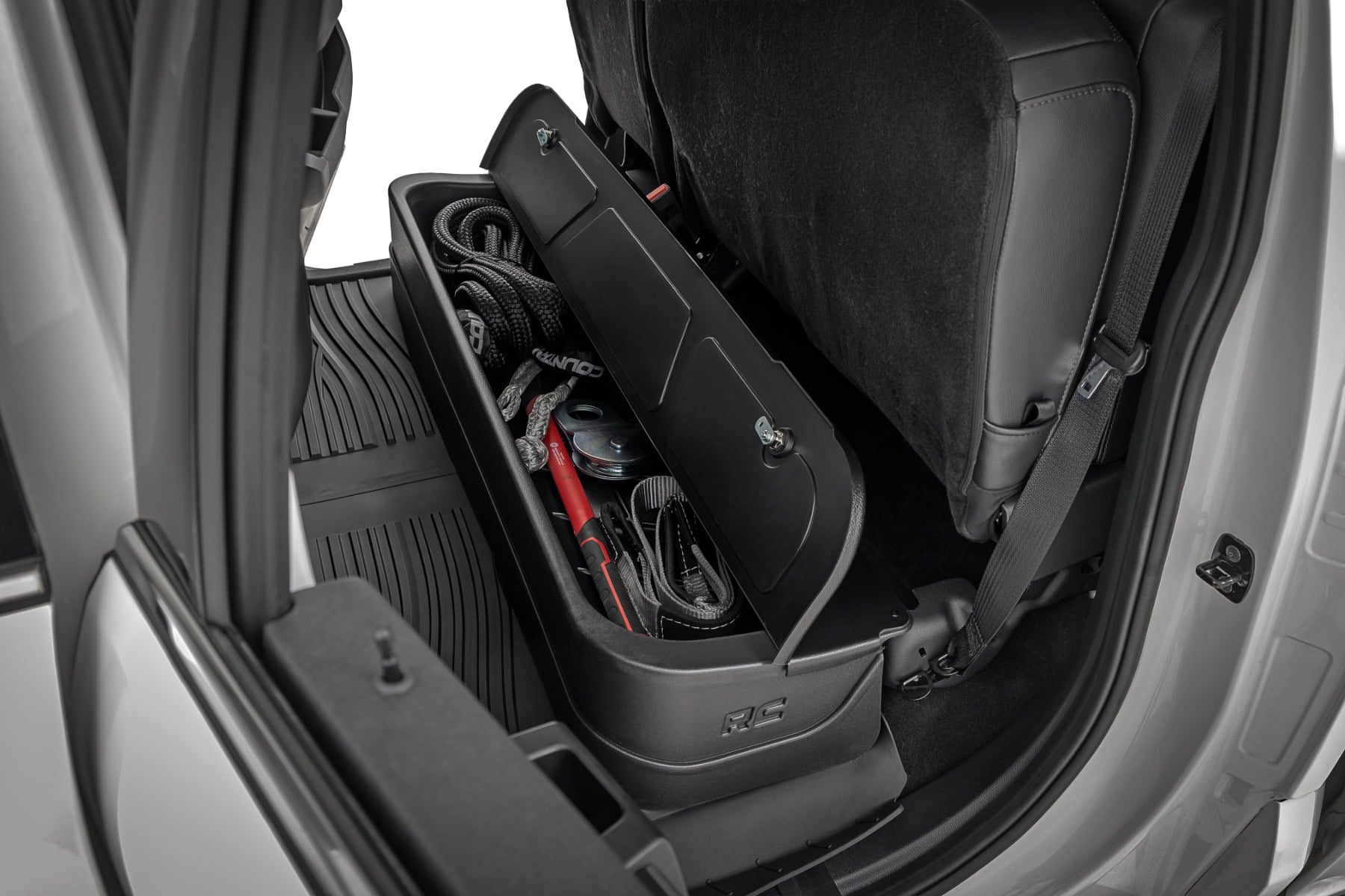 Under Seat Storage with Locking Lid | Ford F-150/F-250/F-350/Raptor  (15-26)
