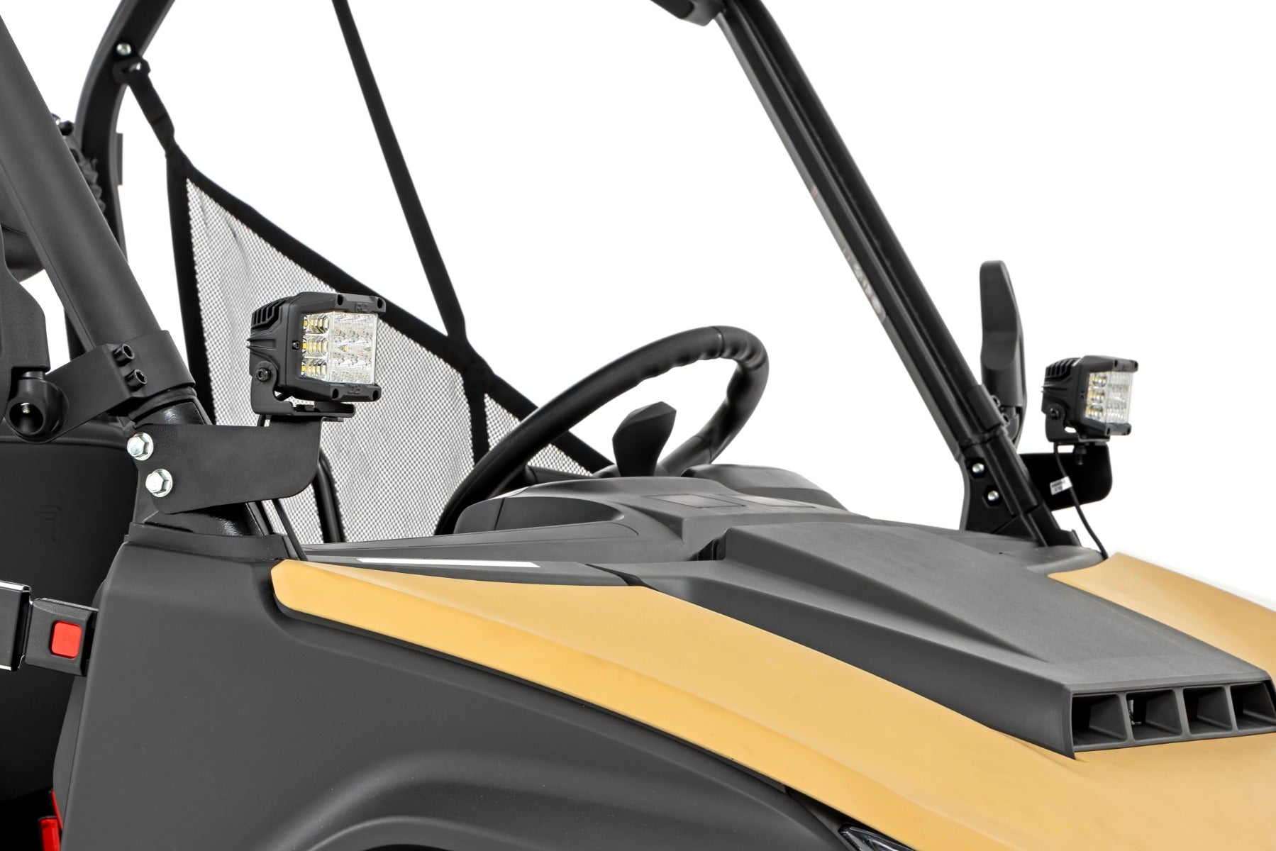 LED Light Kit | Front Mount | 2" Black Pair | Segway 570 F