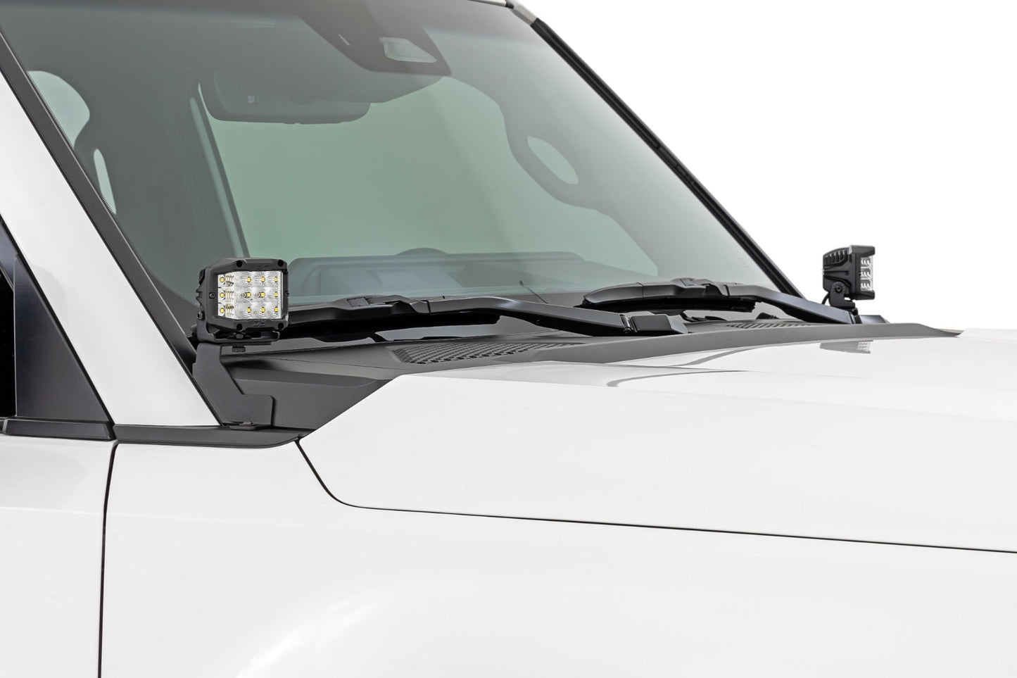 LED Light Kit | Ditch Mount | 2" Black Pair | Amber DRL | Toyota Land Cruiser (24-26)