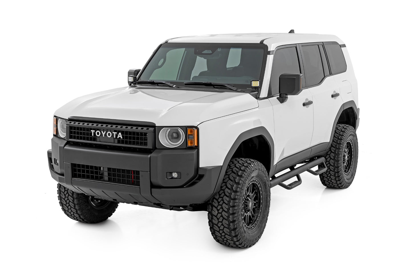 LED Light Kit | Ditch Mount | 2" Black Pair | Amber DRL | Toyota Land Cruiser (24-26)