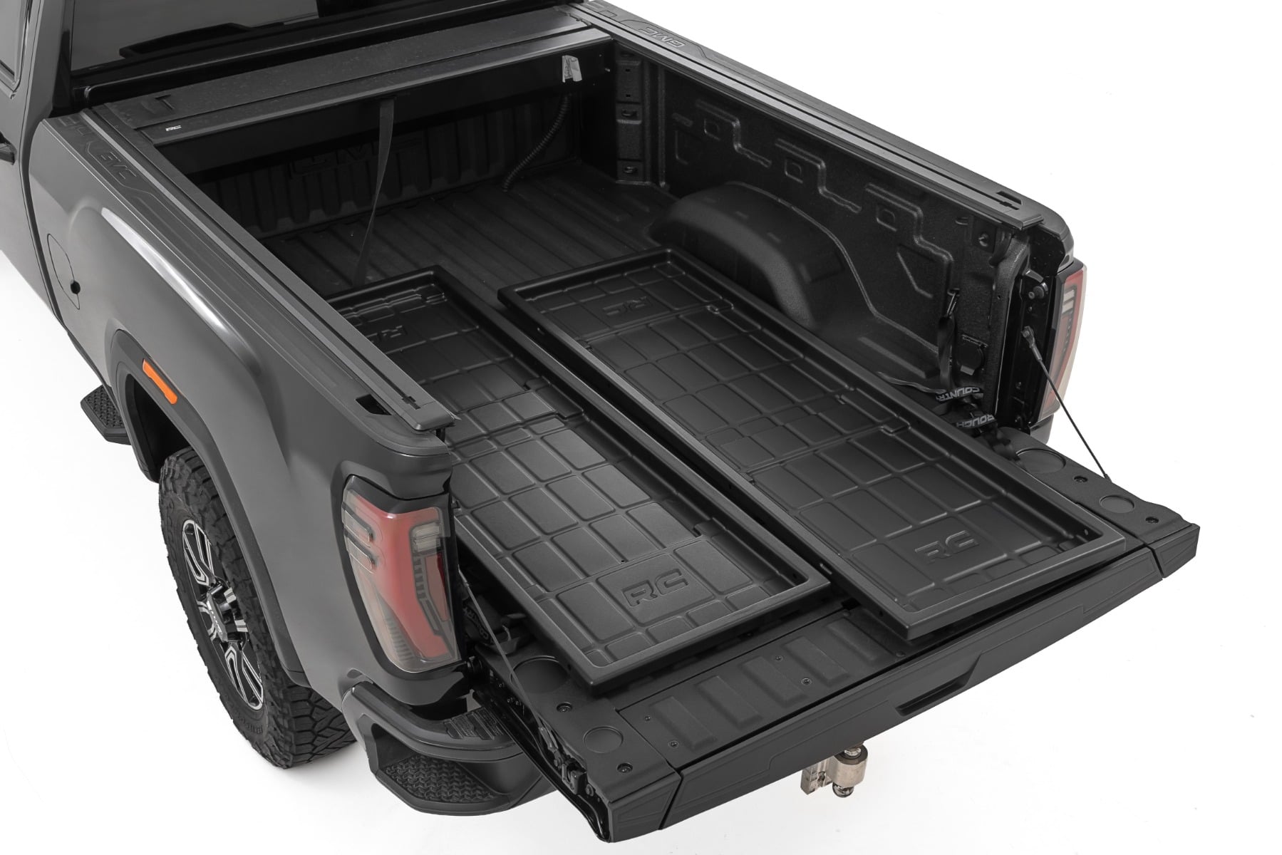 Slide-Out Truck Bed Cargo Trays | Fits 6'7"–6'10" Beds | Easy Tailgate Access
