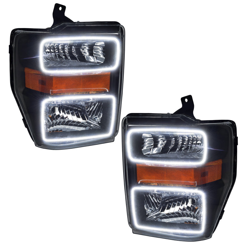 Oracle 08-10 Ford F250/350 LED HL - Black - ColorSHIFT