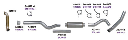 Diamond Eye KIT 4in Catback Single w/ TDP AL 04-05 Chevy/GMC 6.6L Duramax 2500/3500