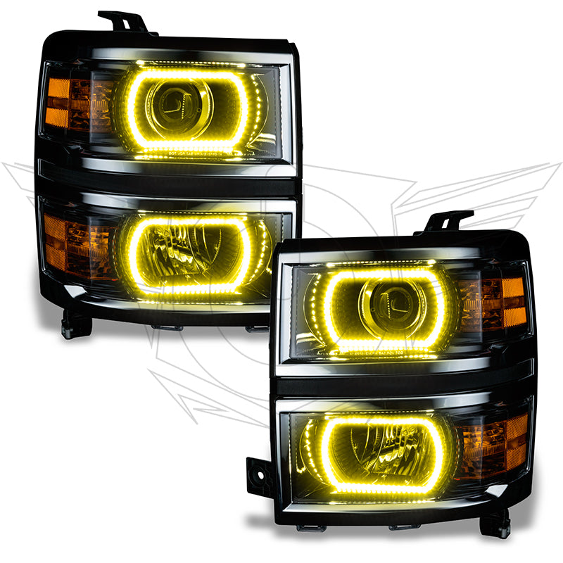 Oracle Chevrolet Silverado 14-15 Halo Kit Projector Style - ColorSHIFT