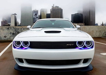Oracle Dodge Challenger 15-21 LED Waterproof Halo Kit - ColorSHIFT w/o Controller